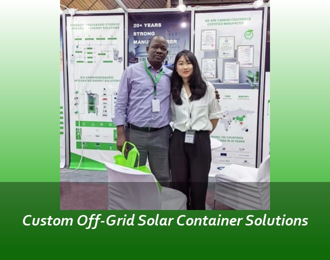 Custom Off-Grid Solar Container Solutions